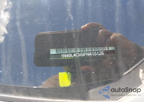 2023 Nissan Altima Sr Fwd z USA, uszkodzony, nr VIN 1N4BL4CV0PN415126